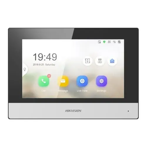 Hikvision DS-KH6320Y-WTE2 Monitor Vídeo Porteiro Branco