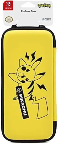 Hori Bolsa Emboss Case Preto Amarelo Nintendo Switch