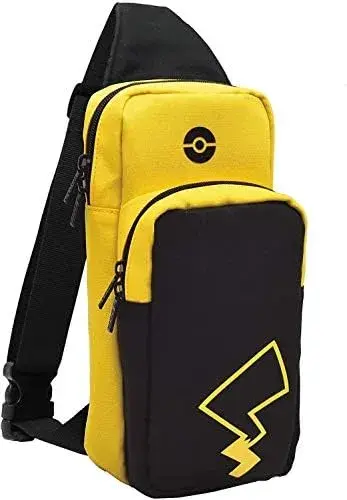 Hori Bolsa Trainer Pack Pikachu Preto Amarelo Nintendo Switch