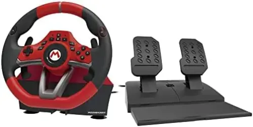 Hori Mario Kart DLX Volante + Pedais Compatível Nintendo Switch
