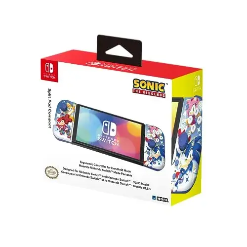 Hori Split Pad Compact Sonic Comando Gaming Nintendo Switch