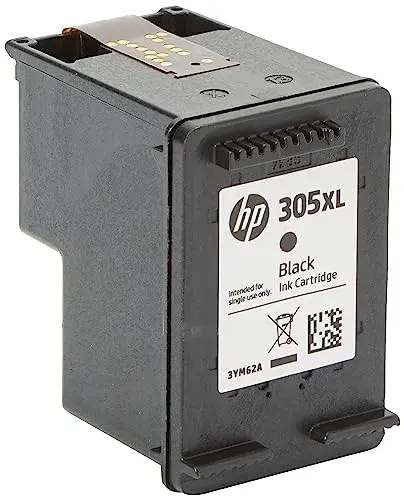 HP 305 XL Rendimento Alto Preto Tinta à Base de Pigmentos