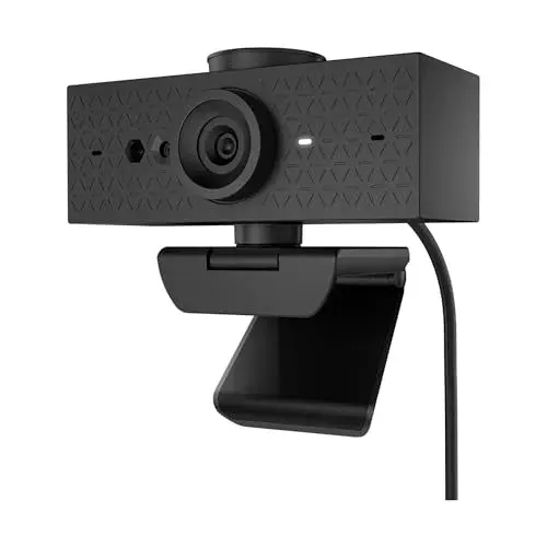 HP 620 Webcam FullHD 1080p 30fps Certificação Zoom/Teams/Google Meet