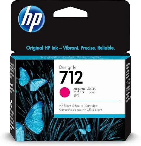 HP 712 Magenta Tinta Baseada em Corante 29ml