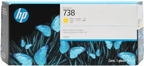 HP 738 DesignJet Tinteiro Amarelo XL