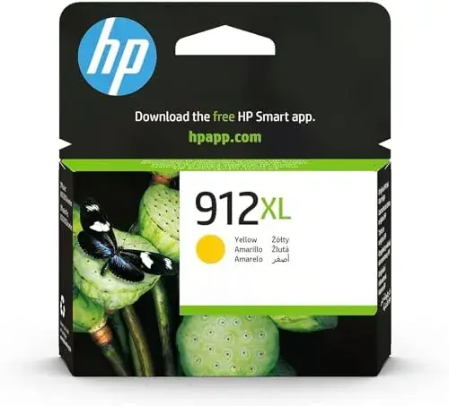 HP 912XL Rendimento Alto Tinta à Base de Pigmentos Amarelo