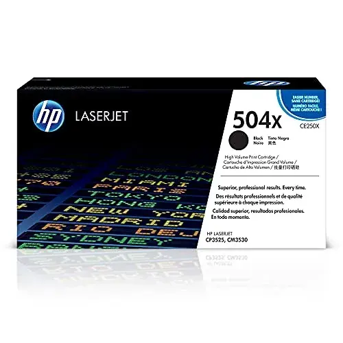 HP CE250X toner preto alto capacidade