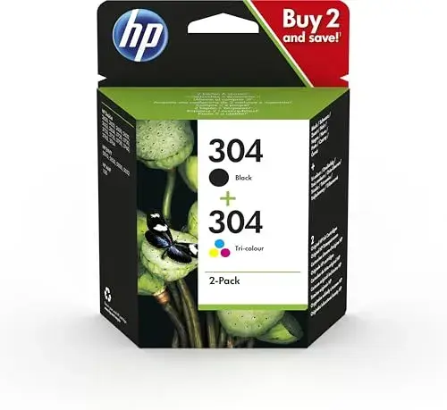 HP DeskJet 2620, 2622, 2630, 3720, 3735, 3750, 3760, 3762, 3764, 5010, 5012, 5014, 5020, 5030, 5032, 5050, 5052, 5055 Tinta a jato {2 ml} Preto, Ciano, Magenta, Amarelo