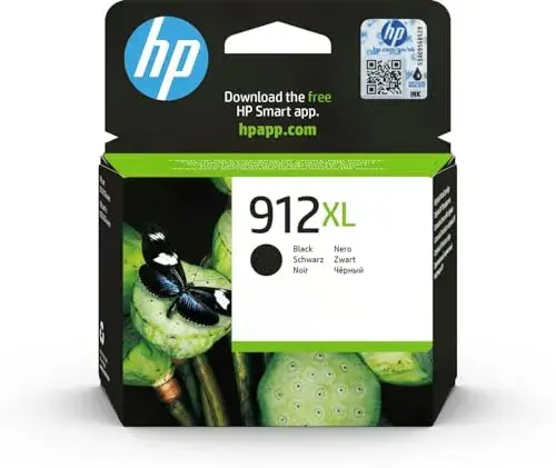 HP OfficeJet 8012 XL Tinta à base de pigmentos Preto