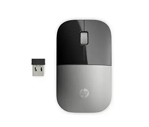 HP Z3700 Wireless Mouse 1200 DPI RF Wireless Prateado