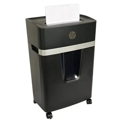 HP Destruidora Tiras Pro Shredder 15 folhas corte em partículas 4x35mm cesto 20L