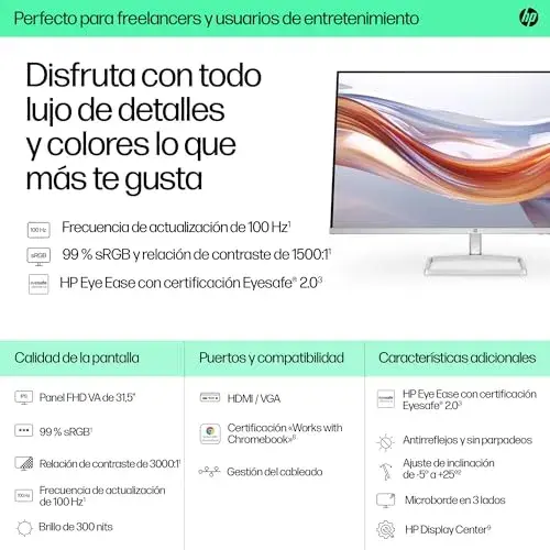 HP Series 5 31.5″ Full HD Monitor