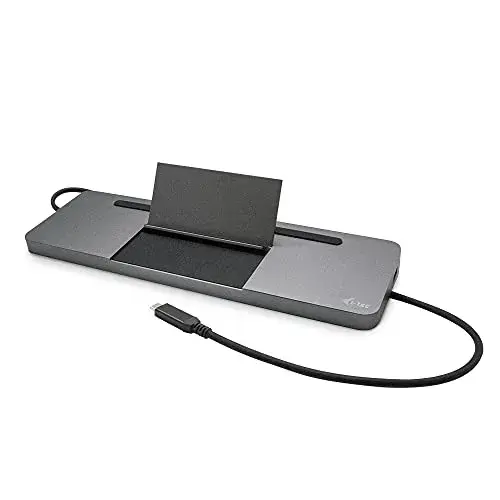 I-Tec C31FLATDOCKPDPRO Docking Station USB-C 4K 3x Monitor Cinza
