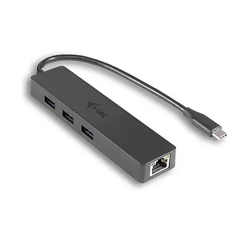 I-Tec C31GL3SLIM Hub USB-C Slim com Gigabit Ethernet 3 portas