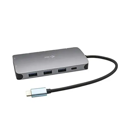 I-Tec C31NANODOCKVGAPD Adaptador USB-C HDMI/VGA com LAN e Power Delivery 100W