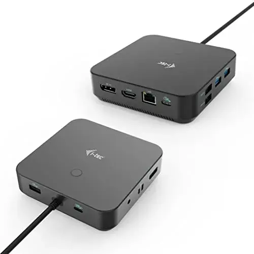 I-Tec C31TRIPLE4KDOCKPDPRO USB-C HDMI Dual DP 10 Gbps 4K Preto