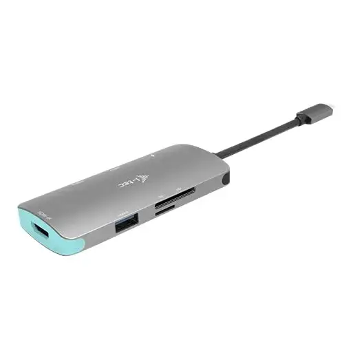 I-Tec Nano Dock HDMI USB-C USB para Notebook Cinza Turquesa