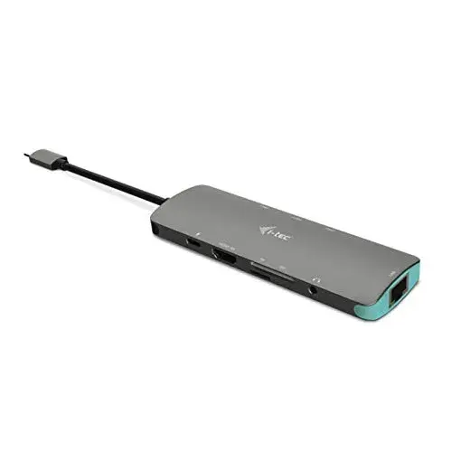 I-Tec Nano-Dockingstation HDMI USB-C USB LAN Compatível Windows Mac Android Prateado