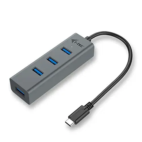 I-Tec USB-Hub USB-C Metal Hub 4 Portas