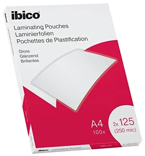 Ibico Capas de Plastificar 125mic A4 100 un