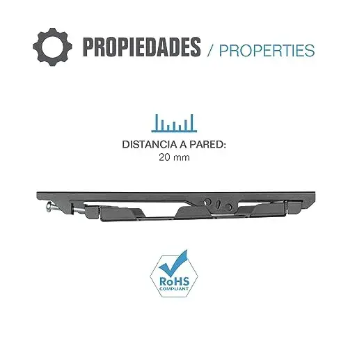 Iggual SPTV04 Suporte de Parede TV 23-43″ Preto