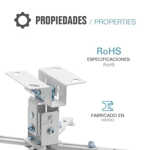 Iggual STP01 Suporte de Projetor Teto 370mm Branco