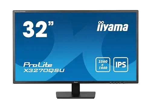 iiyama ProLite X3270QSU-B1 32″ WQHD IPS Monitor