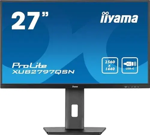 iiyama ProLite XUB2797QSN-B2 27″ WQHD IPS Monitor