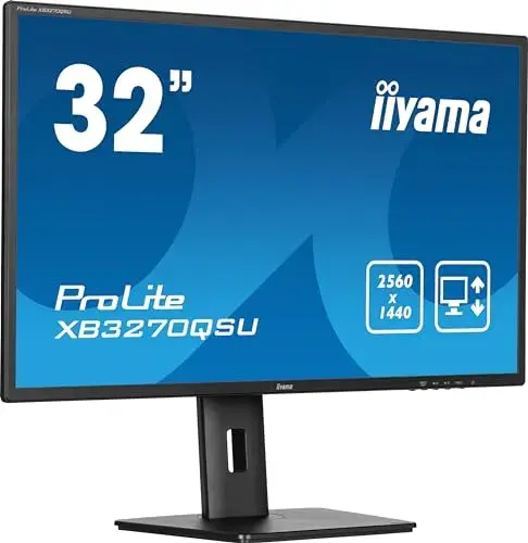 iiyama ProLite XB3270QSU-B1 31.5″ Wide Quad HD IPS