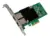 Intel X550-T2 Adaptador Ethernet PCI Express 10 Gbps IEEE 802.3 Preto/prateado