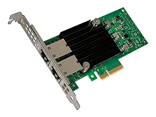 Intel X550-T2 Adaptador Ethernet PCI Express 10 Gbps IEEE 802.3 Preto/prateado