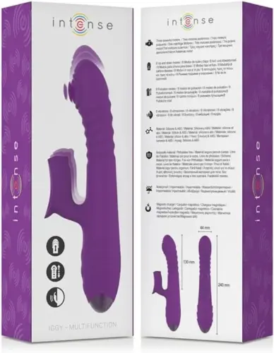 Intense Fun Iggy Vibrador Recarregável Multifuncional Preto