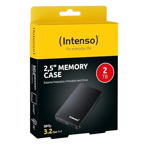 Intenso 6021580 2TB USB 3.0 Preto