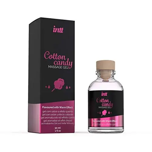 Intt Gel de Massagem 30ML Algodão Doce Efeito Calor