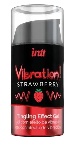Intt Gel Vibração Morango 15ML