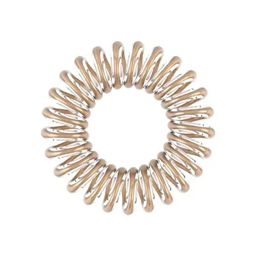 Invisibobble Elástico de cabelo Dourado Bronze Espiral