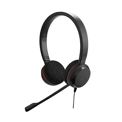 Jabra Evolve 20 Ms Stereo Preto 0,95 m