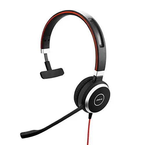 Jabra Evolve 40 UC Mono auscultador com microfone preto