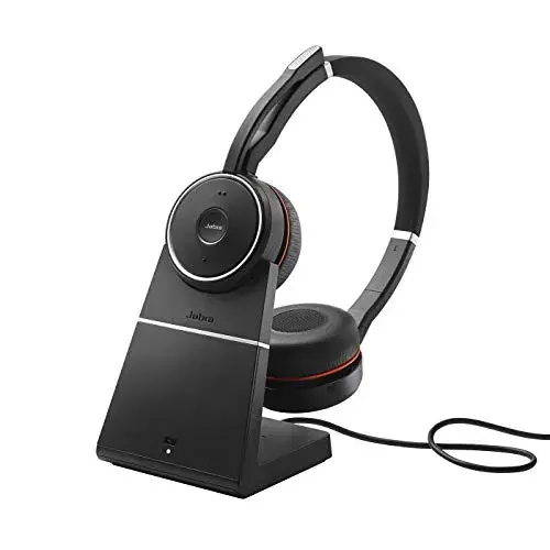 Jabra Evolve 75 SE Link380a MS auscultador com microfone preto