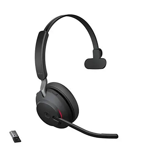 Jabra Evolve2 65 auscultador com microfone preto
