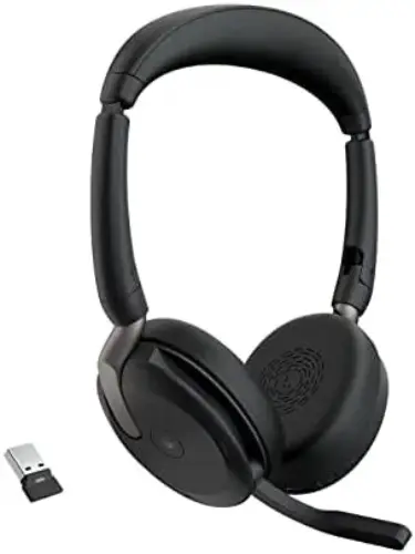 Jabra Evolve2 65 Flex auscultador com microfone preto