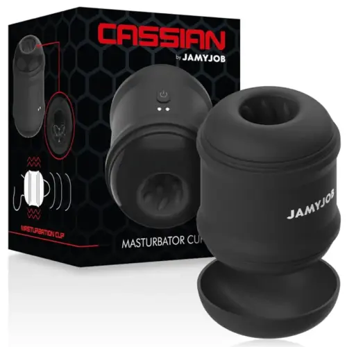 Jamyjob Cassian Masturbator Silicone Compacto 2 Orifícios