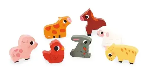 Janod Puzzle Robusto Quinta 18M+ Quebra-Cabeça Animais da Fazenda