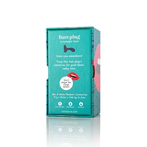 Je Joue Plug Anal Silicone Grande Preto