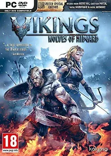 Jogos CD-Rom Vikings Wolves of Midgard PC 2017 Padrão