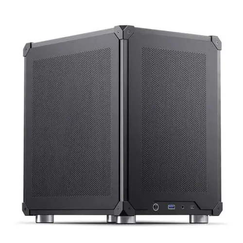 Jonsbo C6 Black Caixa de PC Micro-ATX com Malha Fina Preto