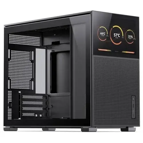 Jonsbo D31 Mesh Caixa de PC Micro-ATX Preto Visor Vidro Temperado