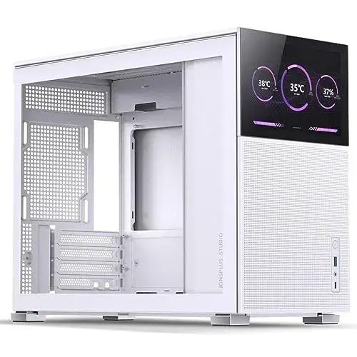Jonsbo D31 Mesh Caixa Micro-ATX Branca Visor de Vidro Temperado