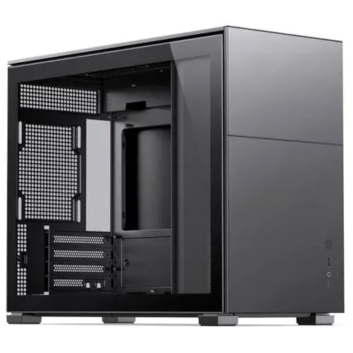 Jonsbo D31 STD Black Micro-ATX PC Vidro Temperado Preto