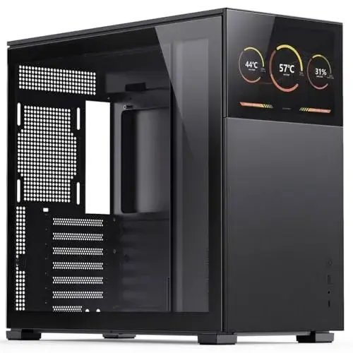 Jonsbo D41 Caixa de PC Preto com visor de vidro temperado